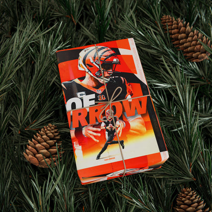 Joe Burrow Cincinnati Bengals NFL Football Birthday Graduation Gift Wrapping Paper Holiday