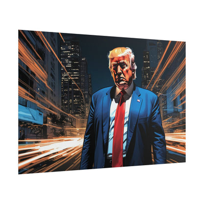 Trump Comic Book Style 1 Rolled Posters choose size and finish