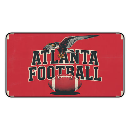 Atlanta Football High Definition Print Non Slip Desk Mat Office Home Mouse Pad Sports Fan Gift Ultra Smooth Surface Rubber Backing