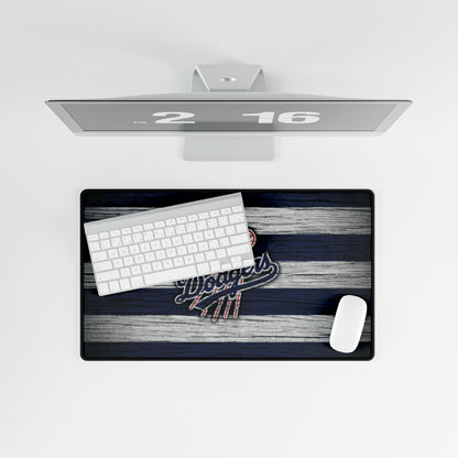 Los Angeles Dodgers Holzoptik MLB Baseball High Definition Schreibtischunterlage Mousepad