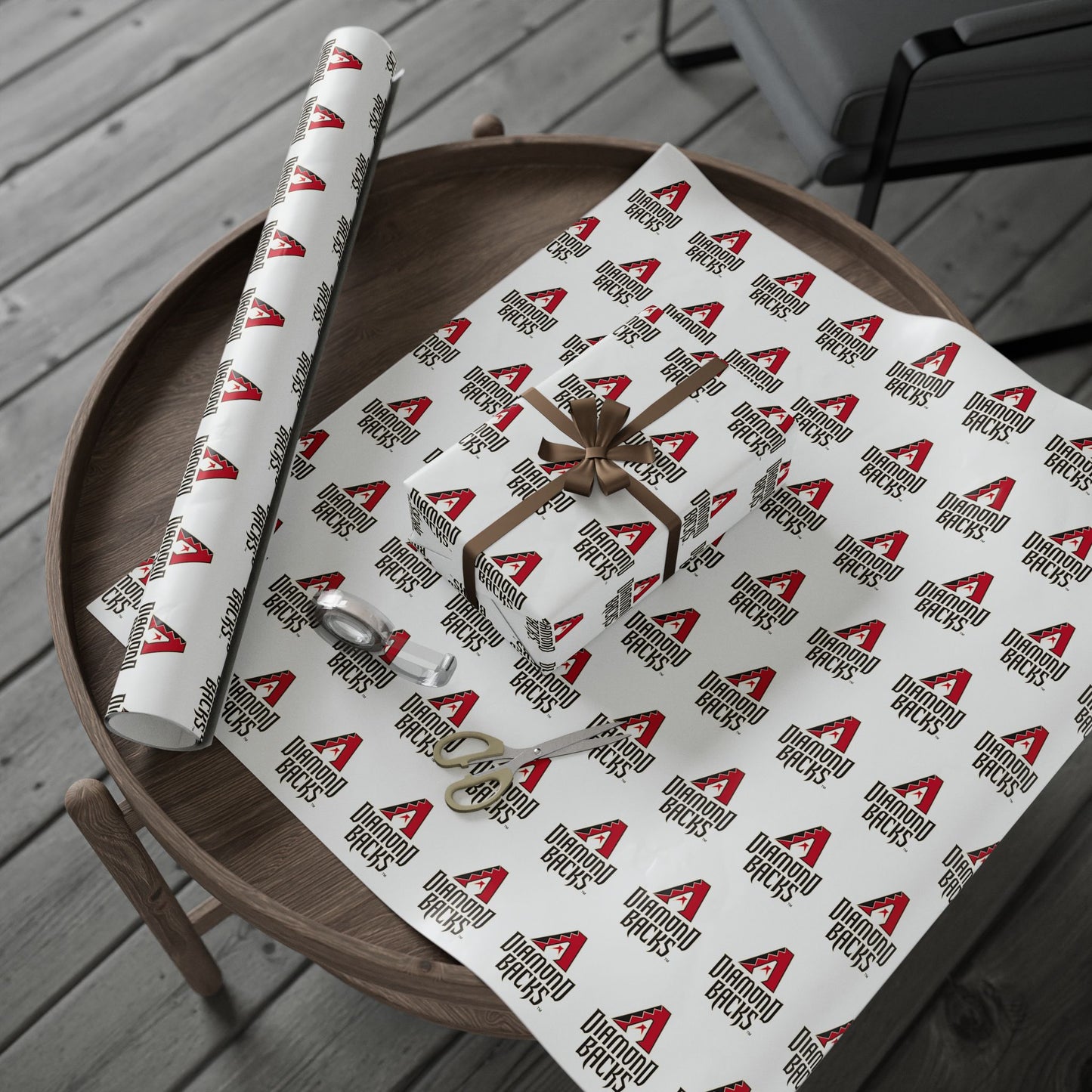 Arizona Diamondbacks Baseball MLB Birthday Graduation Gift Wrapping Paper