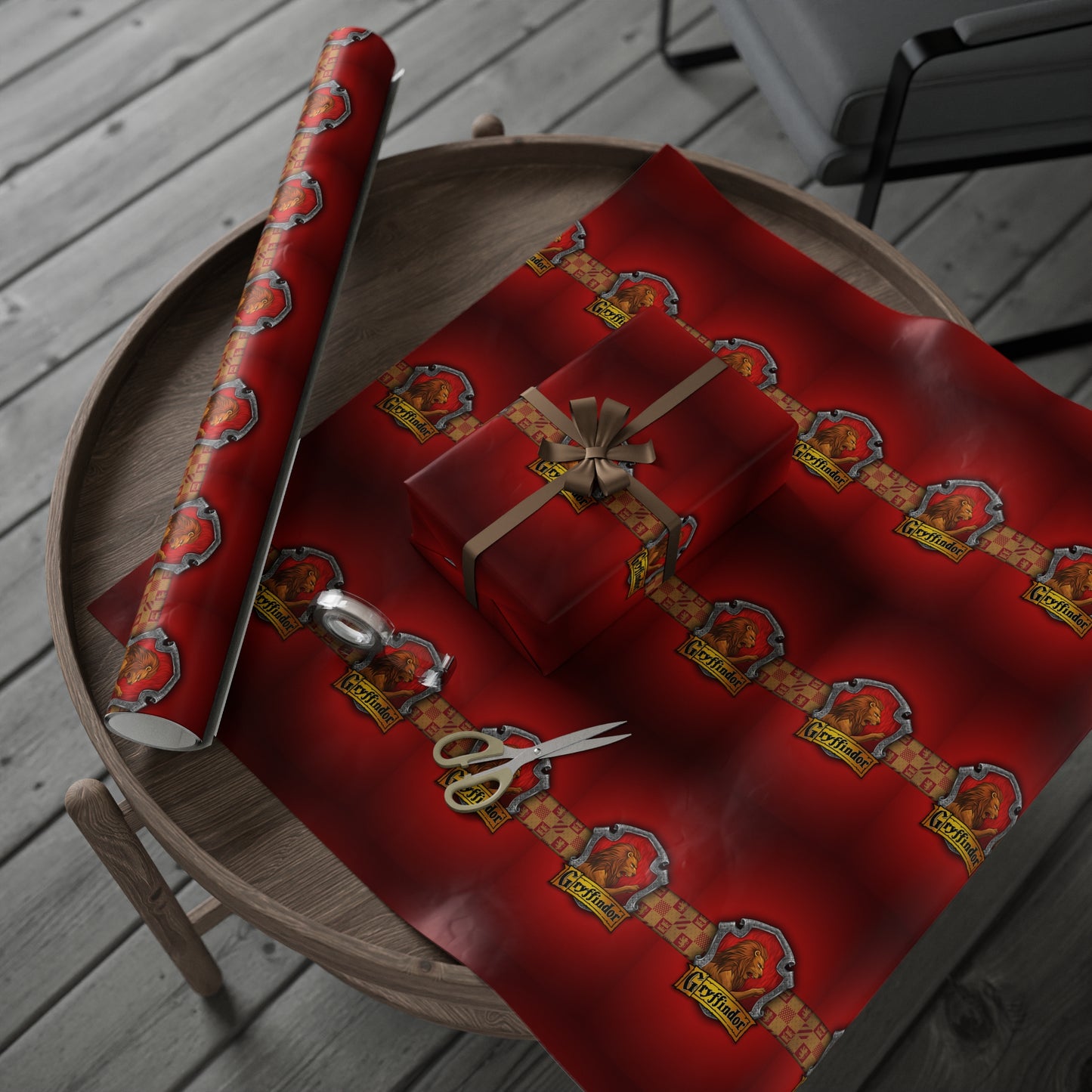 Gryffindor Hogwarts Houses Potter holiday present Birthday Gift Wrapping Papers