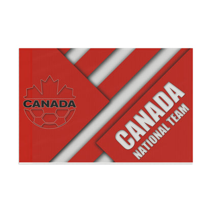 Canada National Team World Cup FIFA Futbol High Definition Print Flag Soccer