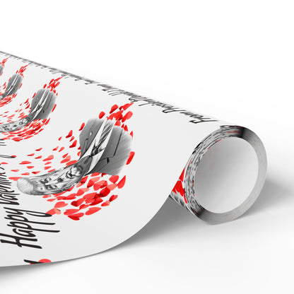 Happy Valentine's Day From President HD Print Valentine's Present Gift Love Wrapping Papers