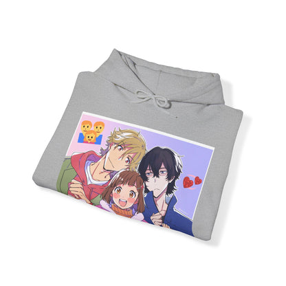 Buddy Daddies Anime Cartoon Unisex Heavy Blend Hooded Sweatshirt