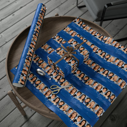 FRIENDS cast TV Show Birthday Gift Wrapping Paper Holiday