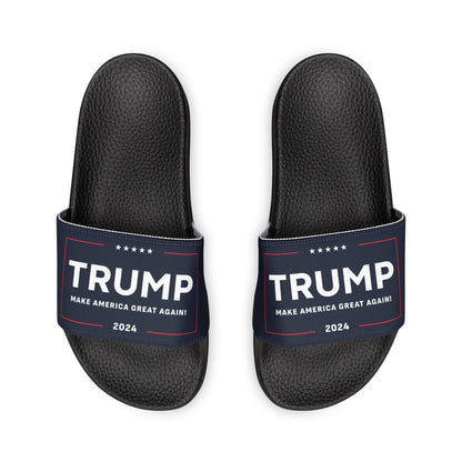 Men's MAGA Make America Great Again 2024 Comfy PU Slide Sandals