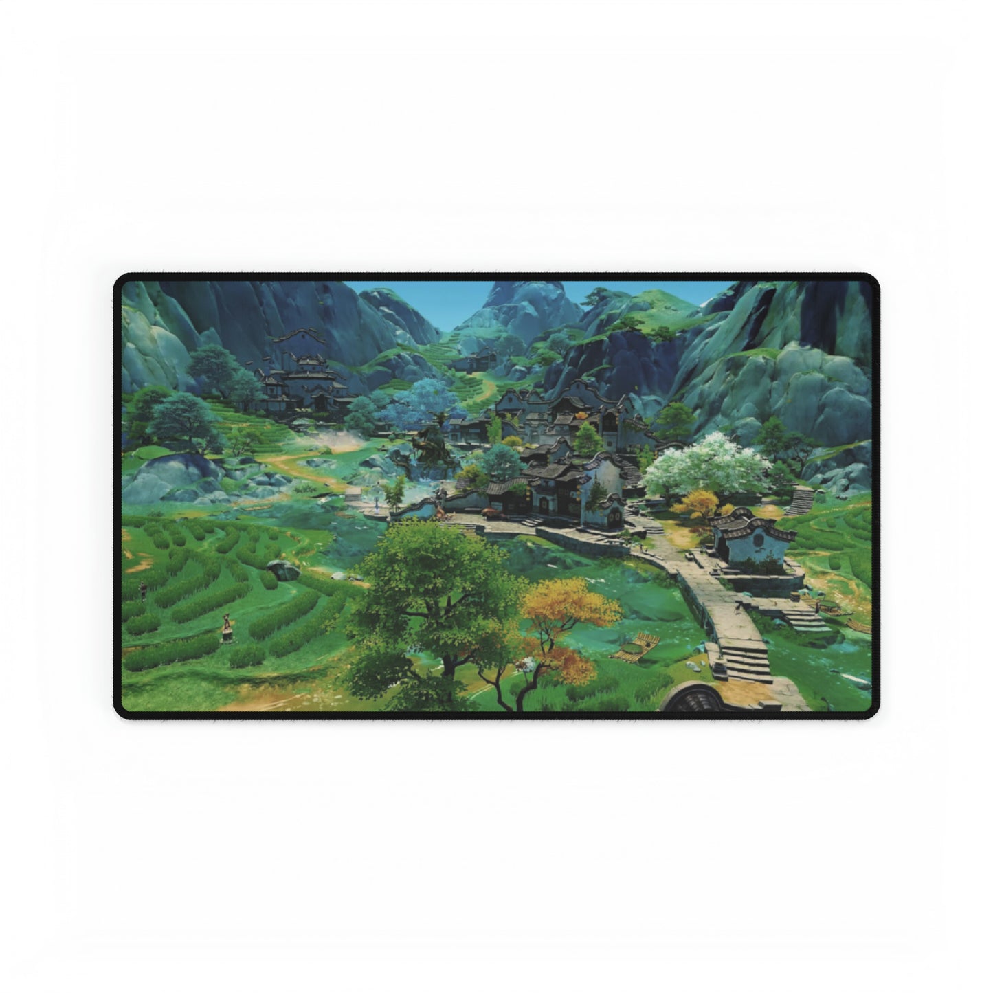 Genshin Impact Landscape Furina Aether Paimon Neuvillette High Definition PC PS Video Game Desk Mat