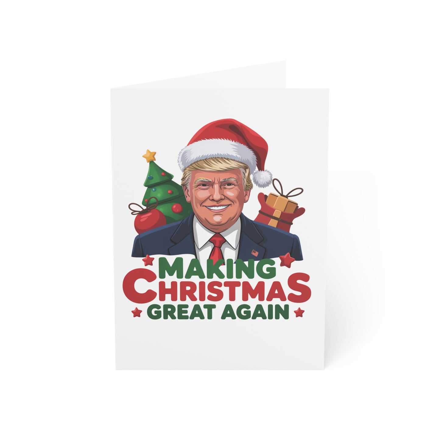 Making Christmas Great Again President Greeting Card