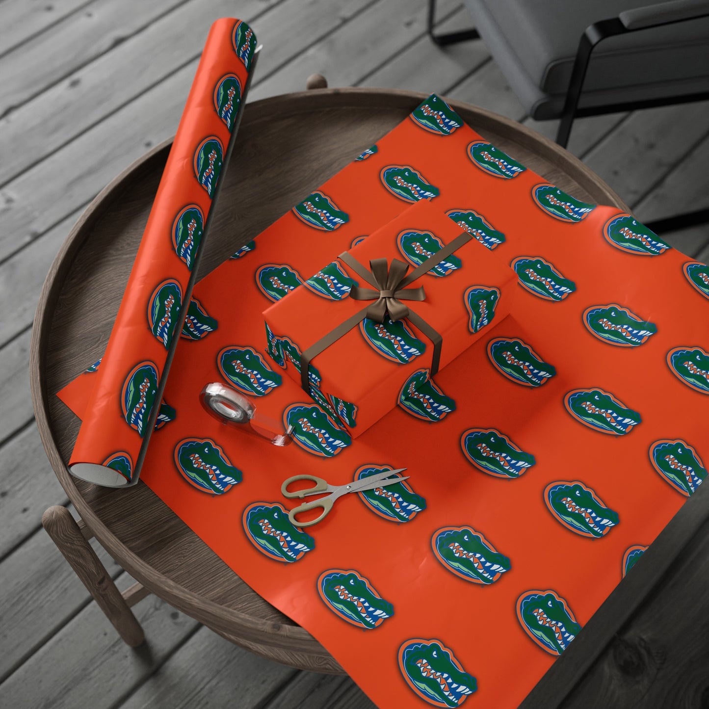 Florida Gators NCAA College Graduation Alumni Birthday Gift Wrapping Paper Holiday