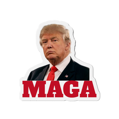 Donald Trump 2024 MAGA Heavy Duty Water Resistant Die-Cut Magnets