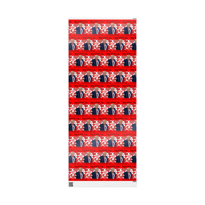 Happy Valentine's Day From Trump Valentine's Present Gift Love Wrapping Papers