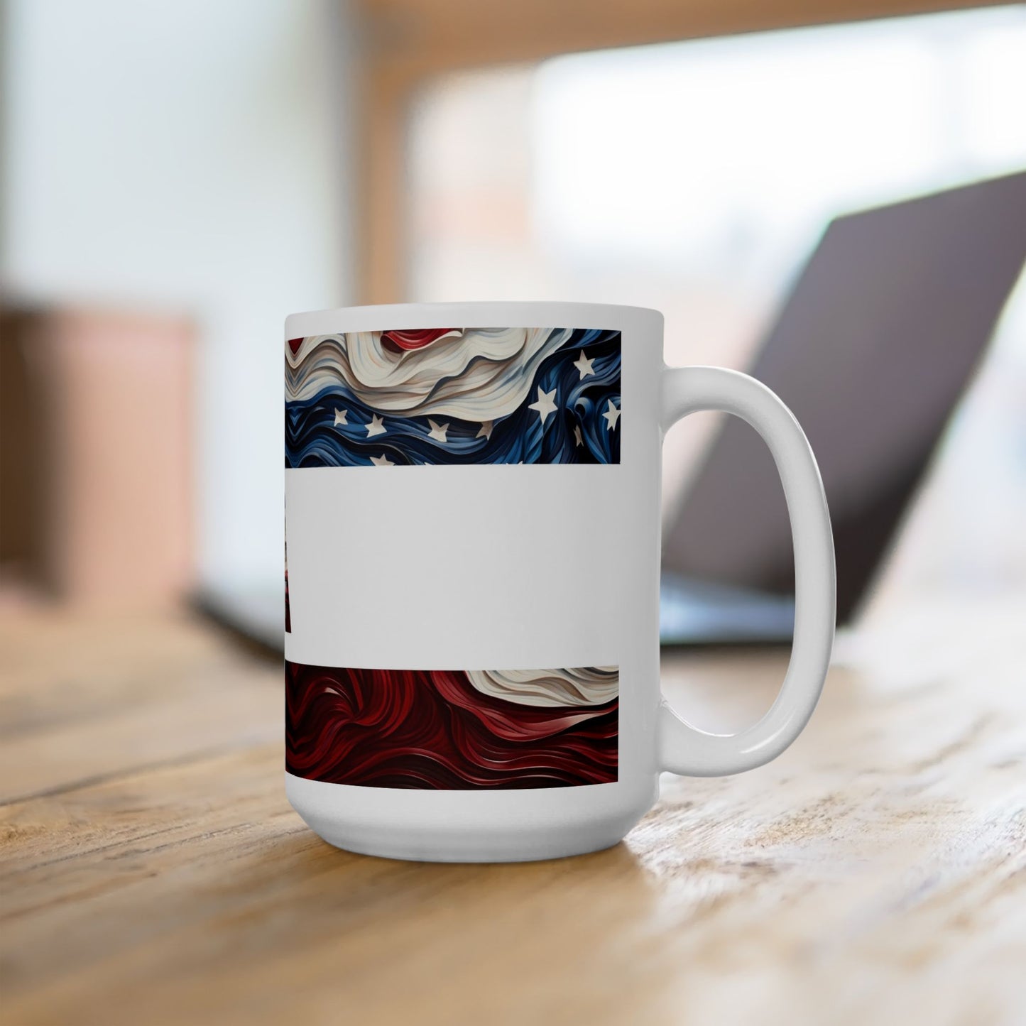 MAGA Flag Jumbo Ceramic Coffee Mug 15oz