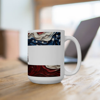 MAGA Flag Jumbo Ceramic Coffee Mug 15oz