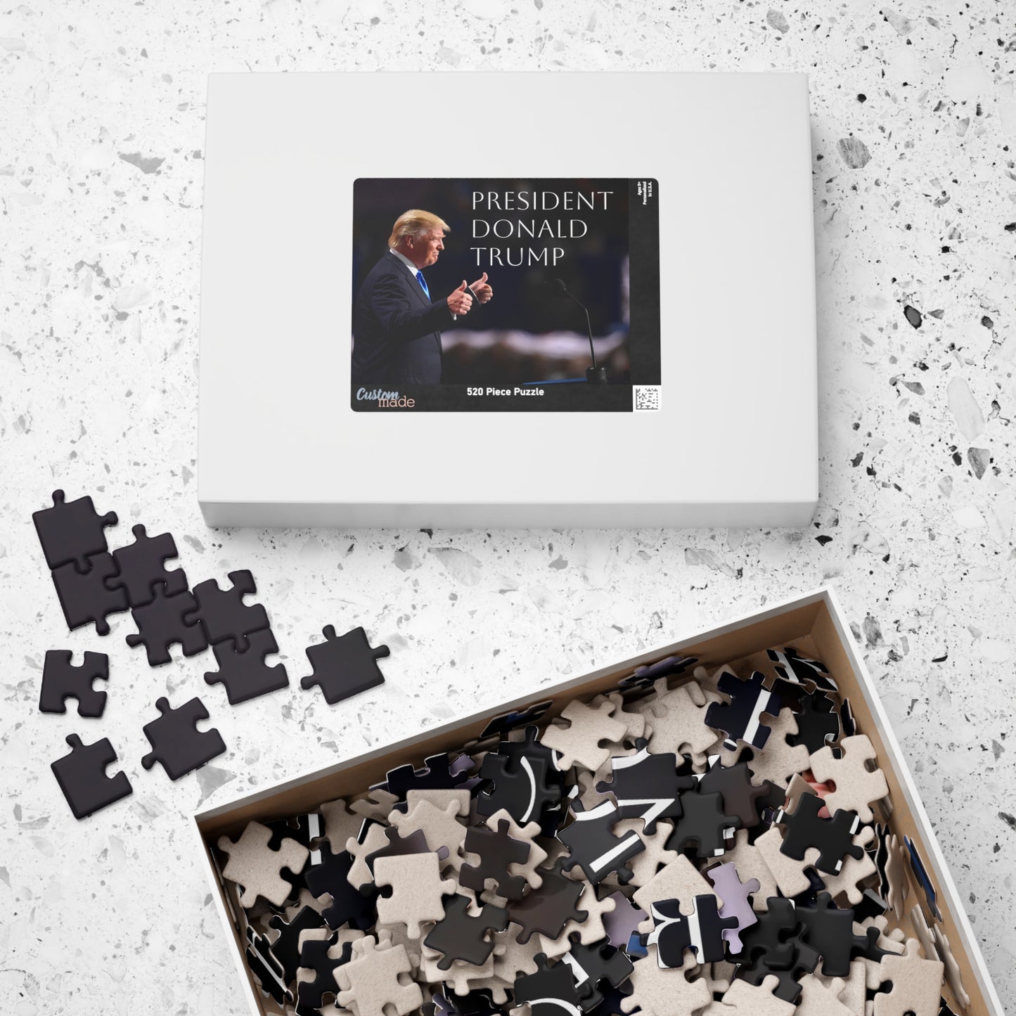 President Trump chipboard High-Definition Printed Puzzle (252, 520, 1014-piece)