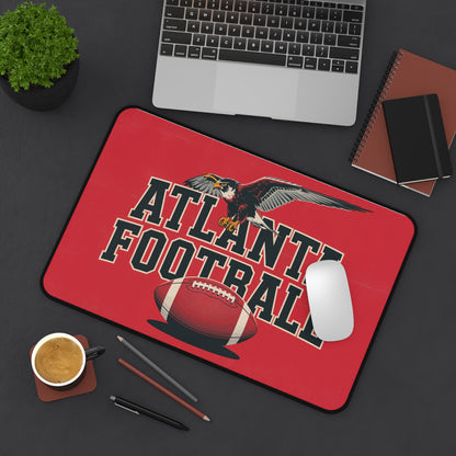 Atlanta Football High Definition Print Non Slip Desk Mat Office Home Mouse Pad Sports Fan Gift Ultra Smooth Surface Rubber Backing