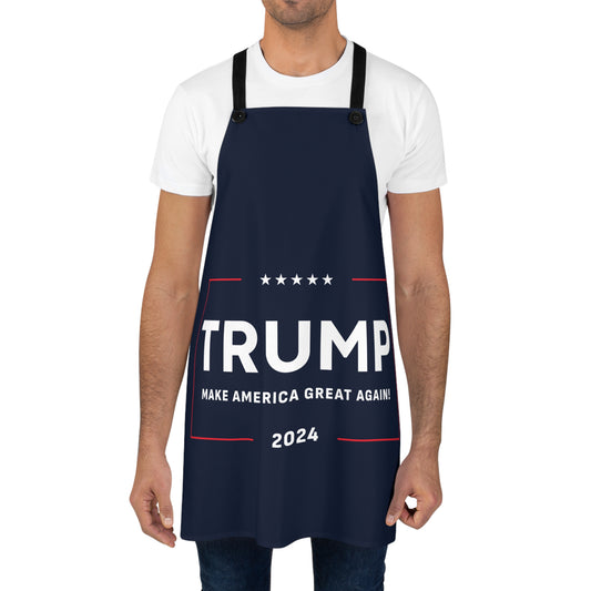 Trump Make America Great Again MAGA Poly Twill Kitchen BBQ Apron gift present