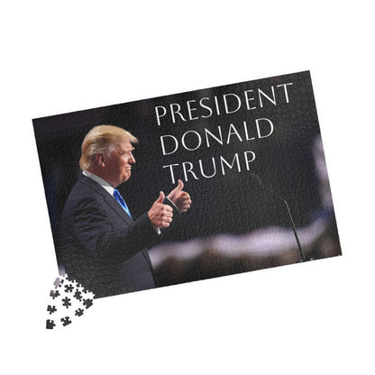 President Trump chipboard High-Definition Printed Puzzle (252, 520, 1014-piece)