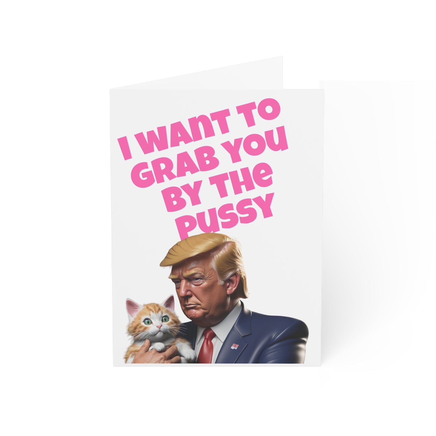 I want to grab you by the P Trump MAGA Valentine's Day Card