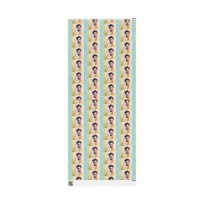 Harry Styles One Direction singer holiday present Birthday Gift Wrapping Papers