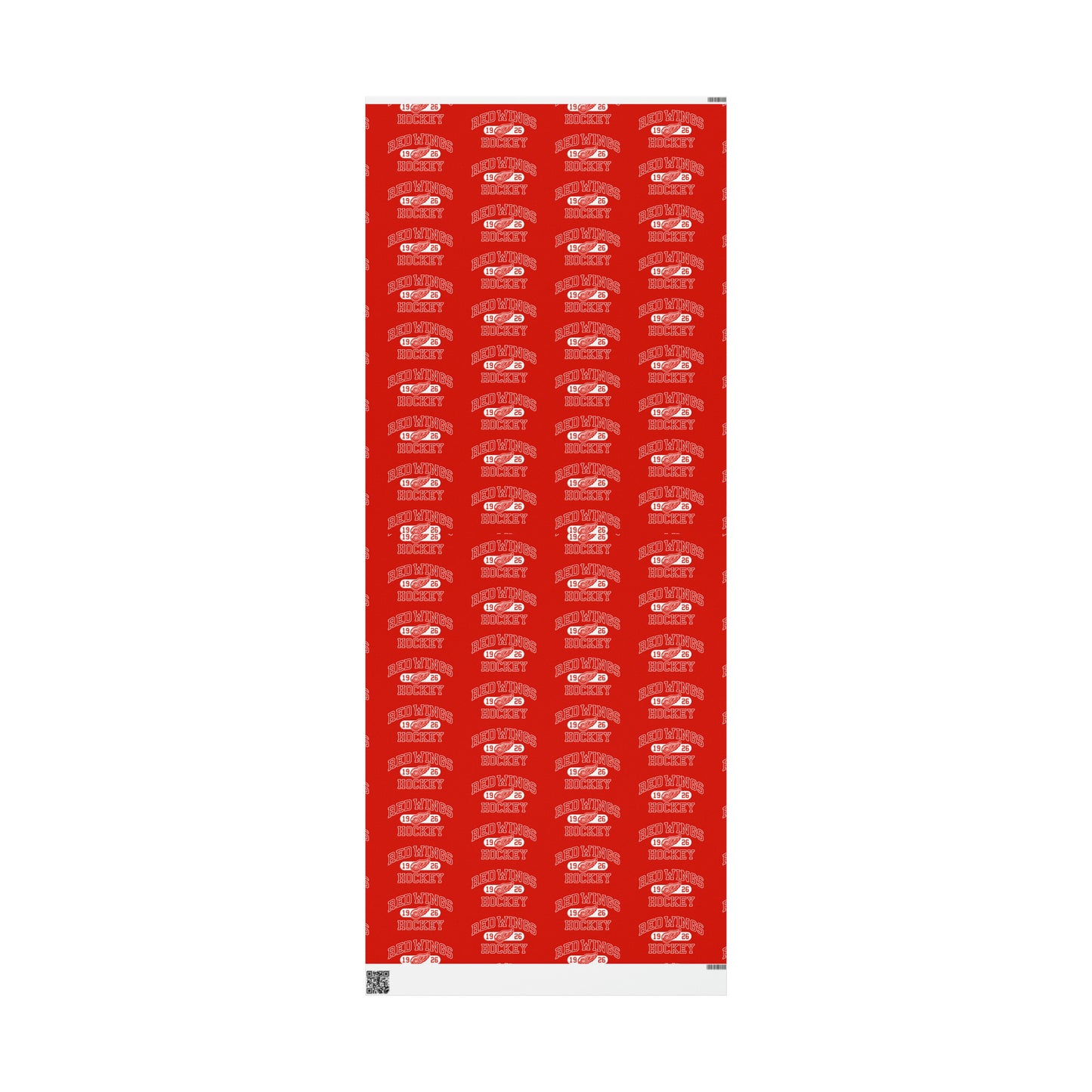 Detroit Red Wings Hockey Birthday Gift Wrapping Paper football Holiday