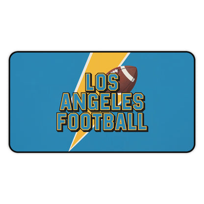 Los Angeles Football High Definition Print Non Slip Desk Mat Office Home Mouse Pad Sports Fan Gift Ultra Smooth Surface Rubber Backing