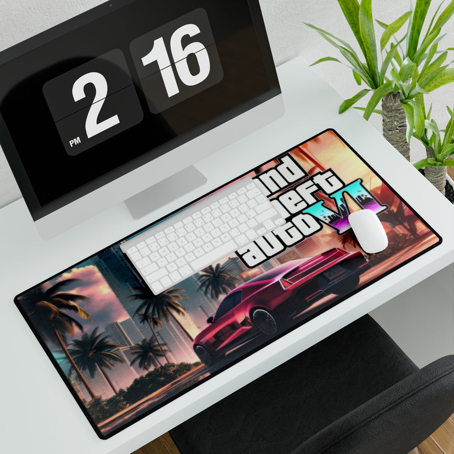 GTA 6 High Definition PC PS Videospiel Schreibtischunterlage Mousepad