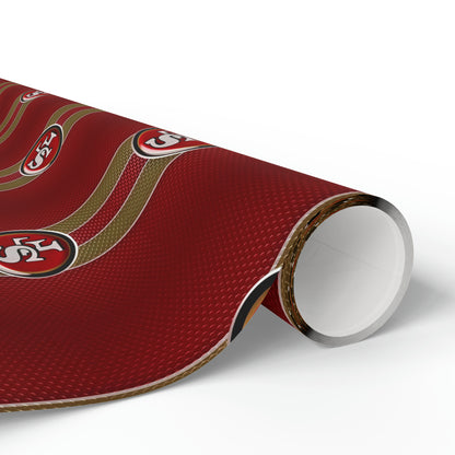 San Francisco 49ers NFL Football Birthday Gift Wrapping Papers Holiday