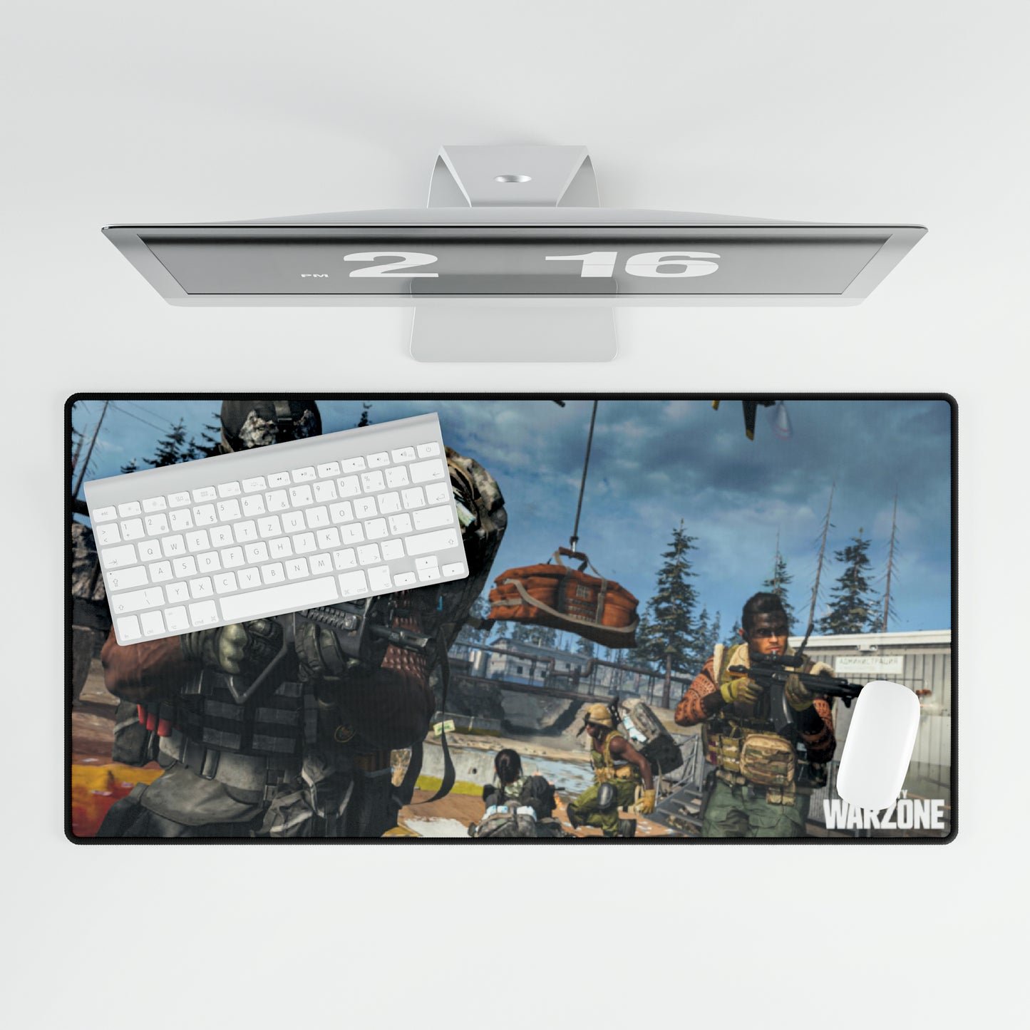 Call of Duty Warzone High Definition PC Video Game American Desk Mat