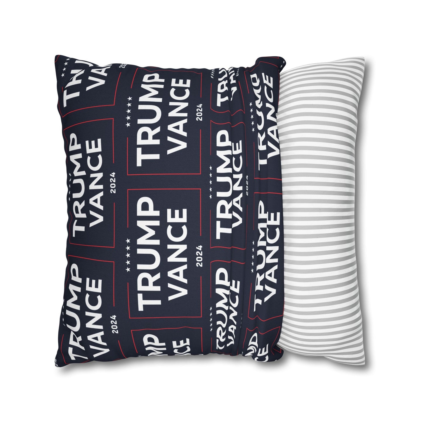 Trump Vance 2024 Take America Back Blue Throw Pillow Case