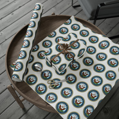 United States Navy High Definition Birthday Gift Present Holiday Wrapping Paper Graduation Military