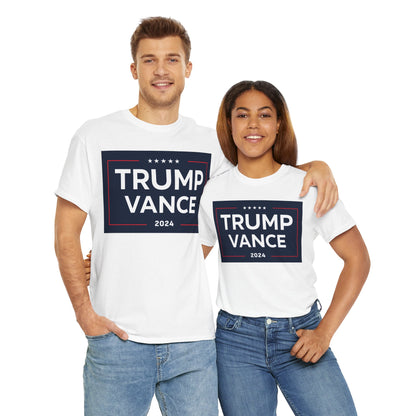 Trump Vance 24 MAGA Unisex Heavy Cotton Tee