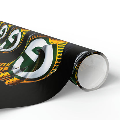 Green Bay Packers Gloves Birthday Gift Wrapping Paper football Holiday