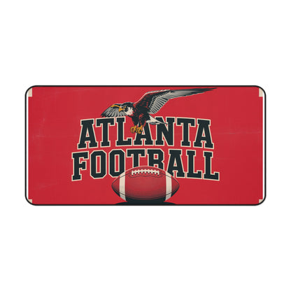 Atlanta Football High Definition Print Non Slip Desk Mat Office Home Mouse Pad Sports Fan Gift Ultra Smooth Surface Rubber Backing