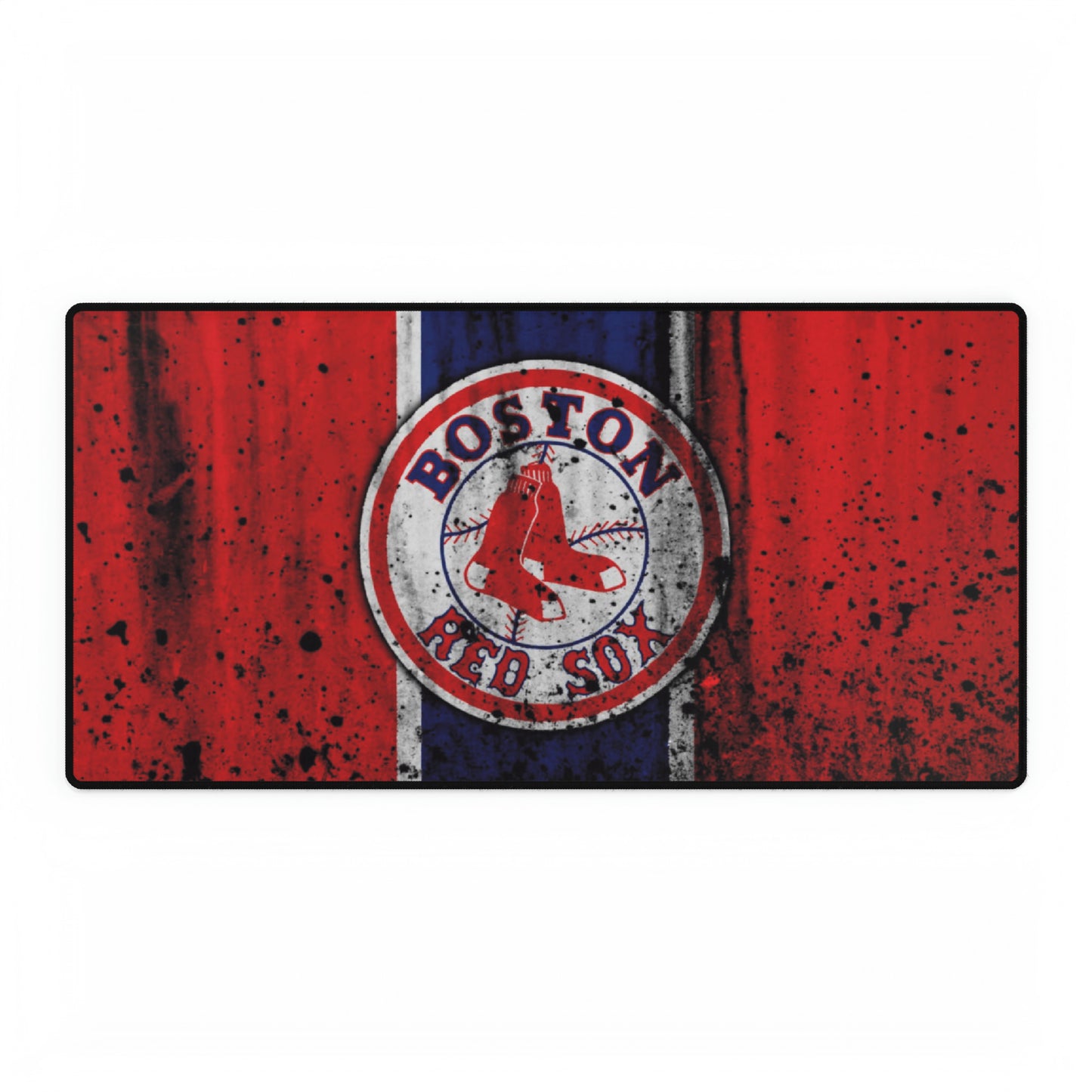 Boston Red Sox Paint splatter MLB Baseball High Definition Desk Mat