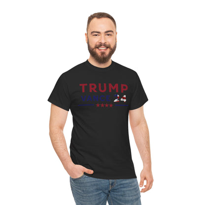 Trump Vance 24 MAGA Unisex Heavy Cotton Tee