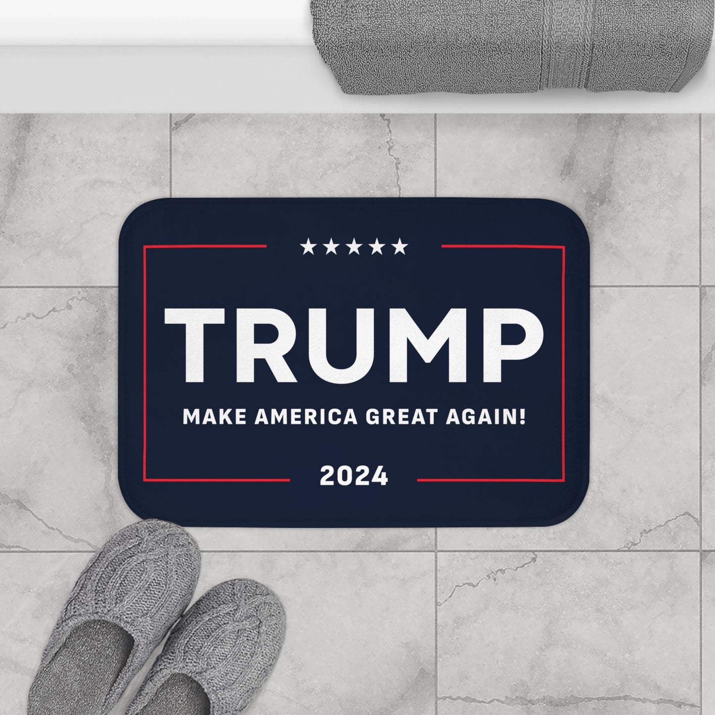 Trump MAGA Make America Great Again Soft Microfiber Bathroom Anti slip Bath Mat