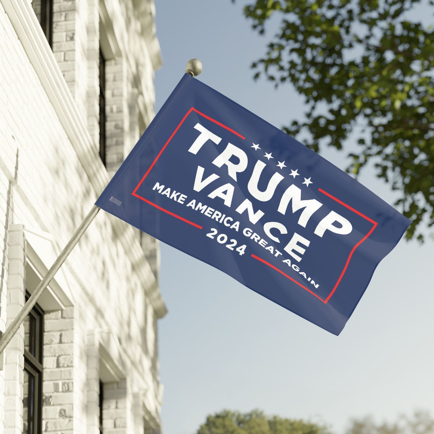 Heavy duty TRUMP VANCE 2024 outdoor flag