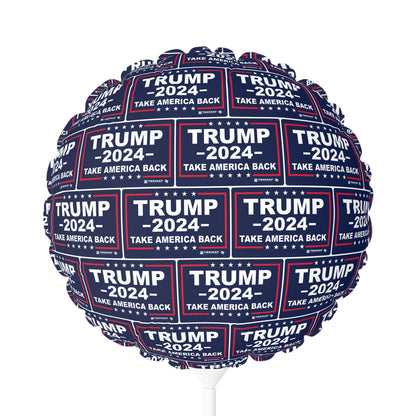 I love you like TRUMP loves AMERICA Balloon (Round and Heart-shaped), 11"