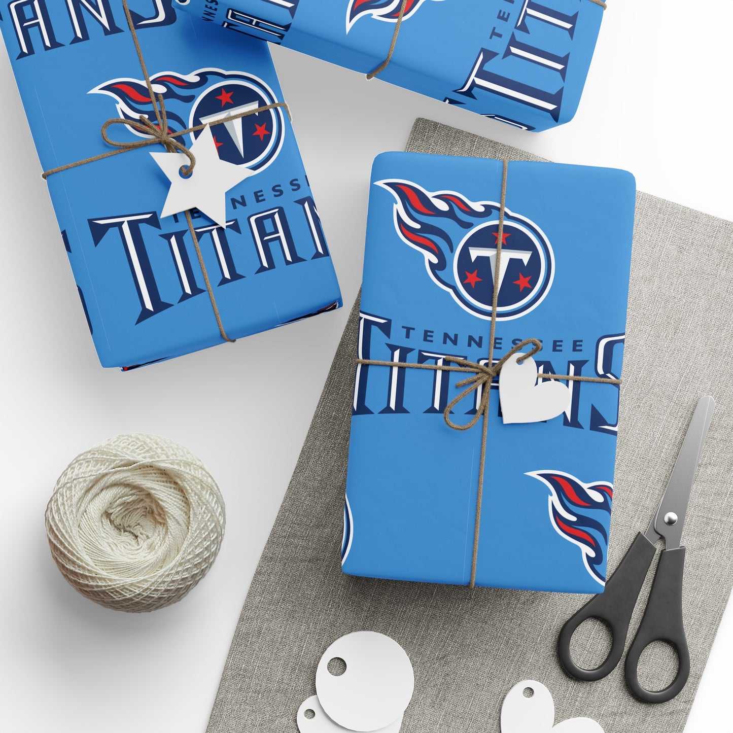 Tennessee Titans NFL Football Birthday Graduation Gift Wrapping Paper Holiday