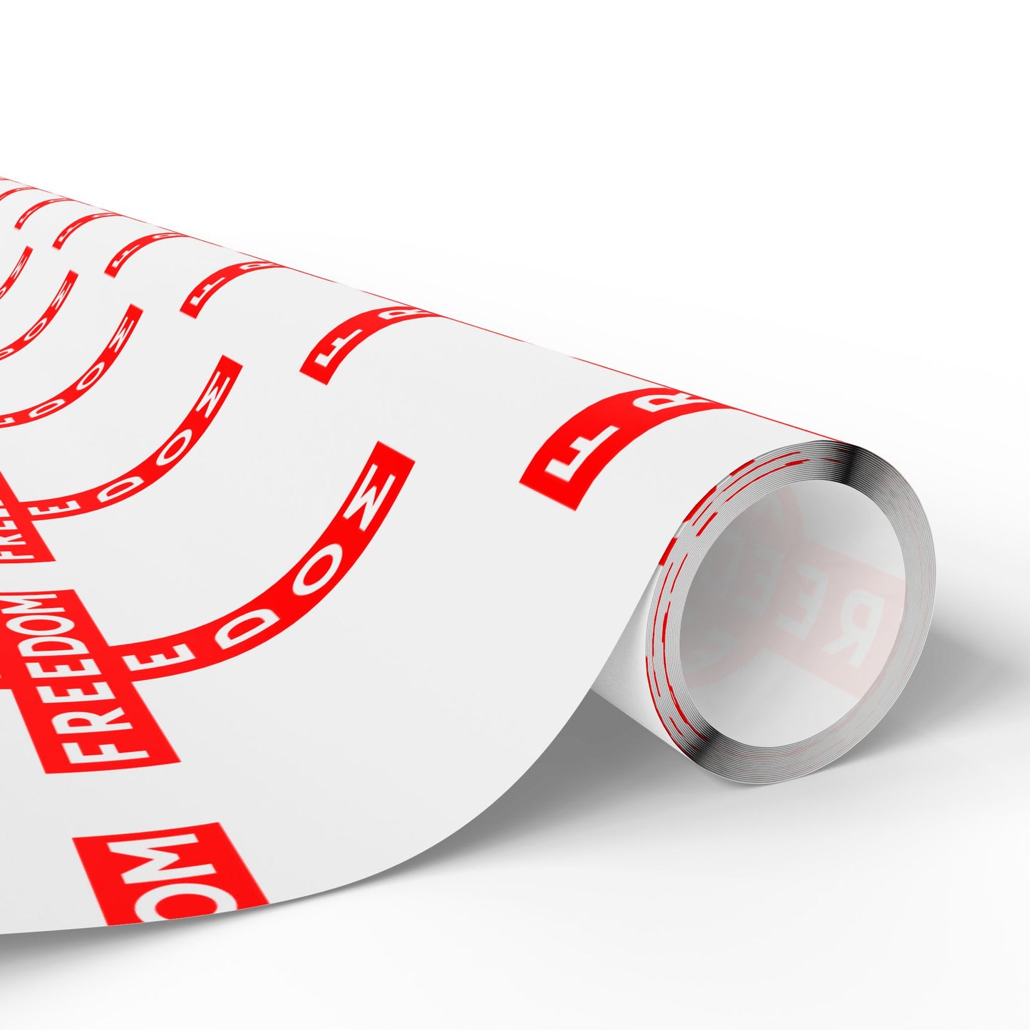 Freedom Red Cross Charlie Kirk Wrapping Papers