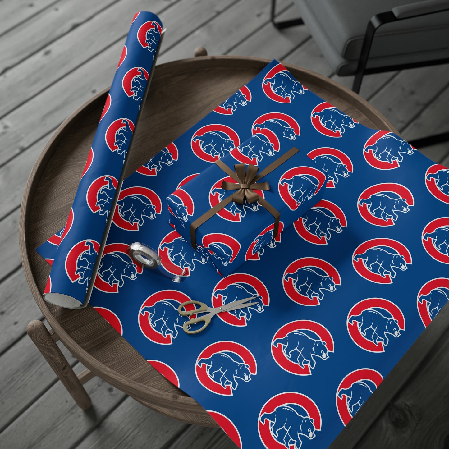 Chicago Cubs Baseball MLB Geburtstagsgeschenkpapier Urlaub