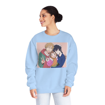 Buddy Daddies Anime Cartoon Unisex NuBlend® Crewneck Sweatshirt