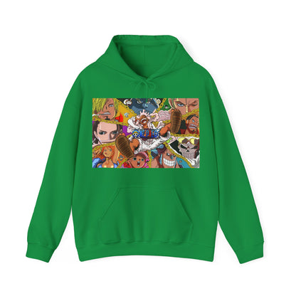 One Piece Monkey Ruffy Jimbei Nico Nami Unisex Heavy Blend Kapuzenpullover