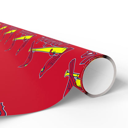 St. Louis Cardinals Baseball MLB Birthday Graduation Gift Wrapping Paper