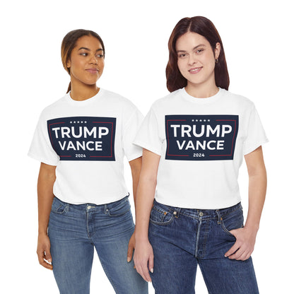 Trump Vance 24 MAGA Unisex Heavy Cotton Tee