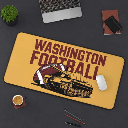Washington Football High Definition Print Non Slip Desk Mat Office Home Mouse Pad Sports Fan Gift Ultra Smooth Surface Rubber Backing