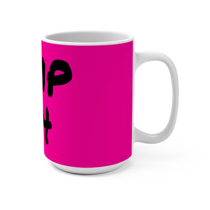 Hot Pink Trump 2024 Jumbo Ceramic Coffee Mug 15oz MAGAGA