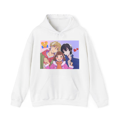 Buddy Daddies Anime Cartoon Unisex Heavy Blend Hooded Sweatshirt