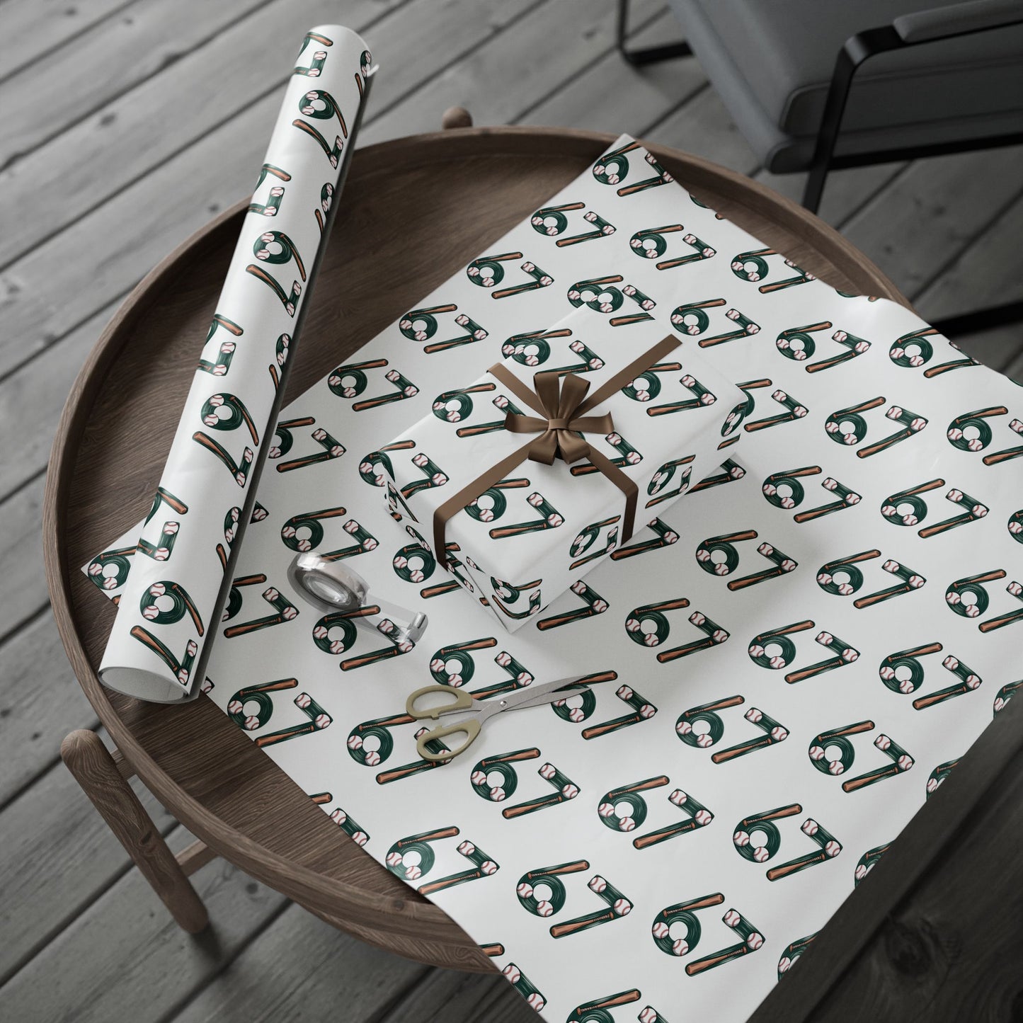 67 Baseball Wrapping Papers - Christmas Santa Cartoon Funny Meme, Gift Wrap, Theme, Holiday Gift Present